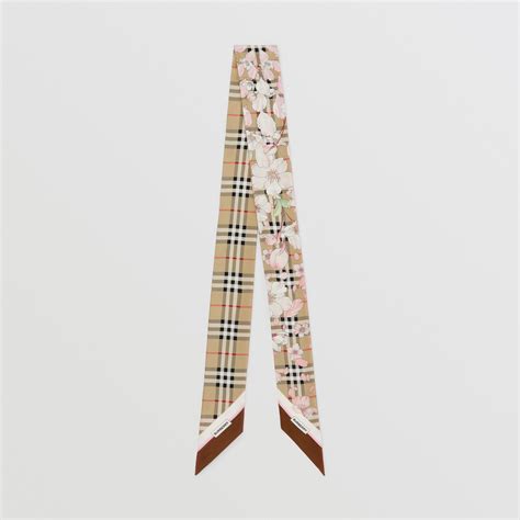 burberry floral scarf nova|burberry silk scarf.